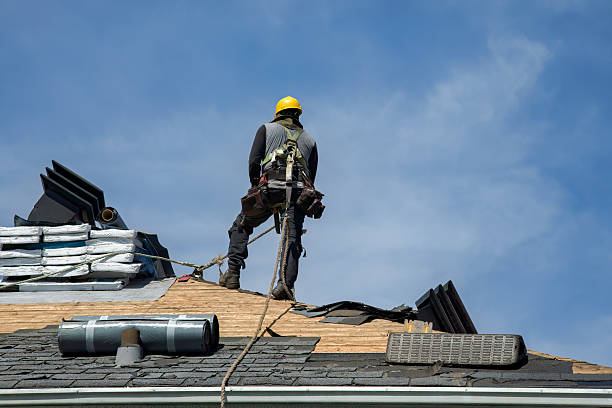 Professional Gutter Installation technician working in Newcastle, WY